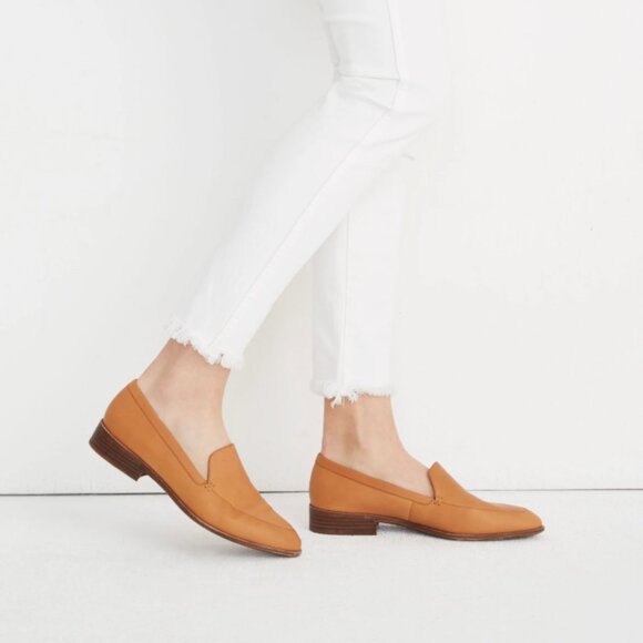 Madewell Frances Leather Loafer - Amber - Picture 2 of 9